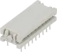 220F10089X - IC-Sockelverbinder in Schneidklemmtechnik für Flachkabel 18pol RM=7,62mm