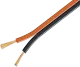 ZL205SW - Zwillingslitze 2x0,5 mm² schwarz/rot 100m