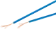 LIYV014BL-7cm - PVC-Leitung LIY-V 0,14 mm² blau 7cm lang, beidseitig abisoliert 5mm