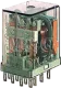 RE403D-LTU - Industry Relay 4PDT 5A Ucoil 24VDC 650R LED Green