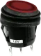 WIP12IP65B-LEDRT - Wippenschalter Gehäuseausschnitt: 20,2mm IP65 12V beleuchtet rot