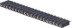 BL1X20PF - Präzisionsbuchsenleiste Einreihig 20 polig gerade RM2.54