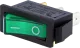 RSI1013C3GN - Switch SPST ON-OFF rocker miniature green illum.