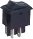 RSM2013C3BK - Wippenschalter DPST Ein/Aus 3A 250V schwarz