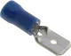 FS63X08BL - Push-on terminal male insulated 6,3x0,8mm blue