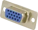 HDBL15LR - HD-D-Sub Sockets 15-Pole Solder Cup
