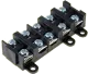 E.4003B - Screw terminal 5- way 1,5-4mm² 380V black