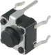 DTS62N-E - Tactile switch horizonal 6x6 5,0mm 1,6N with ground terminal