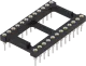 DIL24PZ - IC precision socket 24pole P=15.24mm