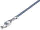 PZK82120 - Buchsenkontakt 2.8mm mit 0,135m Leitung grau