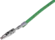 PZK82140 - Buchsenkontakt 2.8mm mit 0,135m Leitung grün