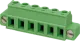 MC1,5/6-St1F-5,08 - Steckerteil 6polig, 8A, 320V, P5,08, grün