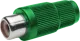 RCA201GN - Cinch Buchse ohne Knickschutz grün