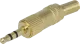 JC-031 - Jack male stereo, 3.5mm gold plated