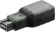 68188 - FireWire+ adaptor 9 pin plug > 6 pin jack