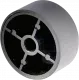 DKN31X17 - Knob; with pointer; aluminium, thermoplastic; Shaft:6mm; Ø31x17mm