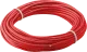 55030 - Kupferlitze isoliert, 10m-Ring, 1x0,14mm (18x0.1mm), rot