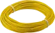 55034 - Kupferlitze isoliert, 10m-Ring, 1x0,14mm (18x0.1mm), gelb