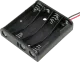 BH-441A - Battery holder 4x micro AAA with cable
