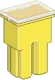 JAPVAL-F-60A - Fuse: automotive JapVal Female 60A 32V yellow