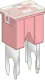 JAPVAL-M-30A - Fuse: automotive JapVal Male 30A 32V rosa