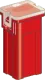 JAPVAL-MF14-50A - Fuse: automotive JapVal Female J Case 50A 32V red