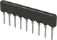 4609X-101-153LF - SIL resistor network 8R/9P ±2% 0.125W 15K