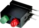 1801.8231 - PCB-LED 3mm green/red 660nm / 568nm