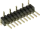 SL1X10G-SMD1,27 - Stiftleiste vergoldet 1x10polig RM1,27mm SMD