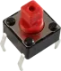DTS644R-V - Tactile switch horizonal 6x6 7,3mm 2,6N
