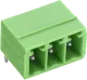 STL1550WH3 - Stiftleiste 160V 3polig grün abgewinkelt
