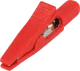 PJ5001-RT - Krokodil-Klemme 2mm 5A 70VDC Länge 42mm rot