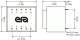 EL30/12,5 - Transformer potted 230VAC 12VAC 1.2VA 100mA