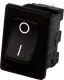 AE-H8600VBACN - Rocker Switch SPST (On-OFF) 250VAC 4A black