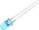 L-53MBDL - LED 5mm blue 40-60mcd 20mA 3.8-4.5V curved