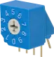 S-2031A - Drehschalter BCD kodiert 10 Positionen abgewinkelt