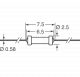 FRN25J220R - Sicherungswiderstand 220R 0,25W 300V