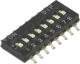 NHDS08 - SMD-DIP-Schalter 8polig Reihenabstand 6.15mm RM1,27mm