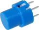 KS01-BV-BLUE - Taster rund Ø12mm SPST-NO 35VDC 10mA blau RM5x5mm