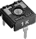 CA9VK050 - Trimmer Top Adjust P5/10 47K