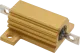 HS50 1R J - Wirewound resistor with AL-heat sink 50W 1R