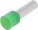 K9600GN - Aderendhülse 16 mm² isoliert Grün VPE100