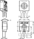CA9HE100 - Trimmpotenziometer horizontal 100R RM5/2,5