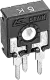 CA9MHK100 - Trimmer Side Adjust P5/2,5 100K hexagon drive