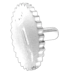 PT15ZR-WS - Rändel weiß PT15