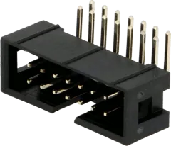 LPH14RA - Wannenstiftleiste Winkel 14pol