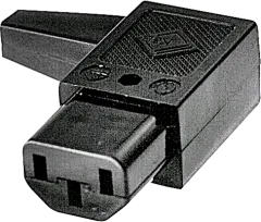 GST3 - Kabel-Kaltgerätedose, abgewinkelt