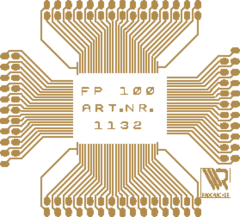 UP1132EP - Adapterplatine für FP-100 62x54mm