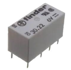 30.22.9.006.0000 - Relais DPDT 2A Uspule 6VDC 90R