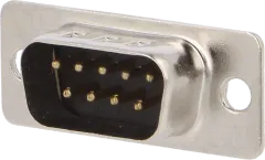 SL09LF - D-Sub-Stiftl. 9pol Lötkelch